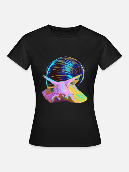 Splash Schnecke - Frauen T-Shirt - Schwarz