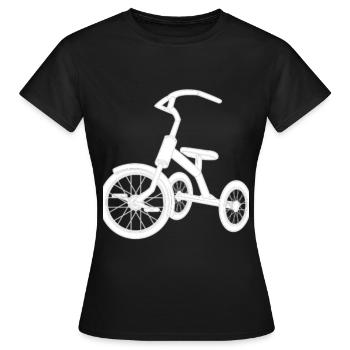 Tricycle - Women's T-Shirt - black - Front - AI Model Female 172 dark (172cm)