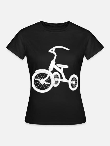 Dreirad - Frauen T-Shirt - Schwarz