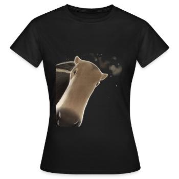 Neugieriger Ameisenbär - Frauen T-Shirt - Schwarz - Vorne - AI Model Female 172 dark (172cm)