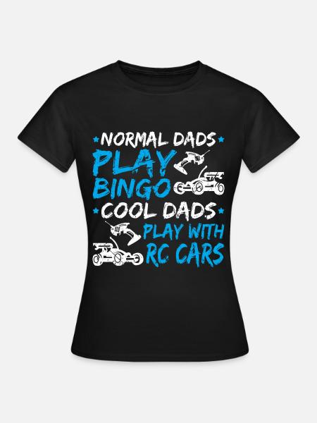 Ferngesteuertes Auto Papa RC Racing - Frauen T-Shirt - Schwarz