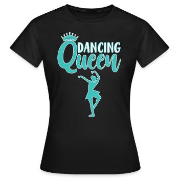 Dancing queen - T-shirt Femme - noir - Devant - AI Model Female 172 dark (172cm)