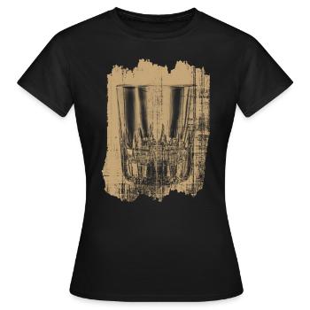 whisky - T-shirt Femme - noir - Devant - AI Model Female 172 dark (172cm)