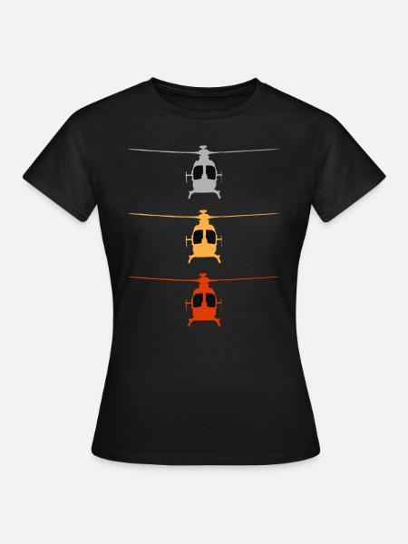 Hélicoptère - hélicoptère - T-shirt Femme - noir
