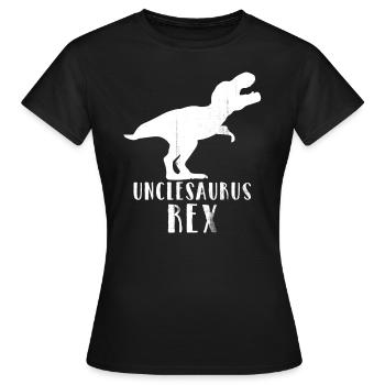 oncle - T-shirt Femme - noir - Devant - AI Model Female 172 dark (172cm)