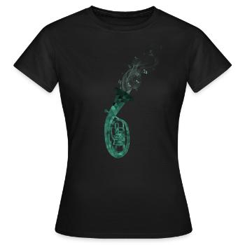 cor ténor - T-shirt Femme - noir - Devant - AI Model Female 172 dark (172cm)