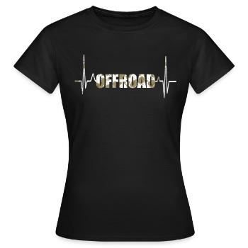 Terrain tout terrain - T-shirt Femme - noir - Devant - AI Model Female 172 dark (172cm)