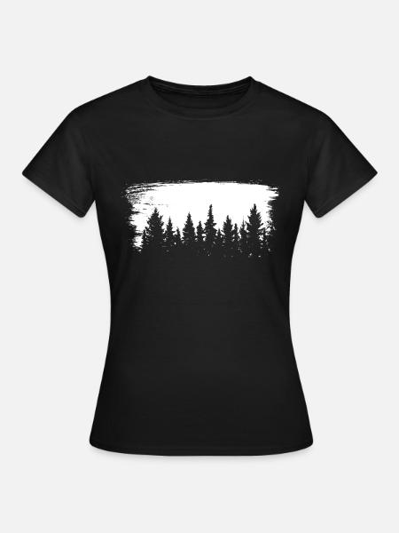 WeißerWald - Frauen T-Shirt - Schwarz