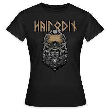 Odin Vikings - T-shirt Femme - noir - Devant - AI Model Female 172 dark (172cm)