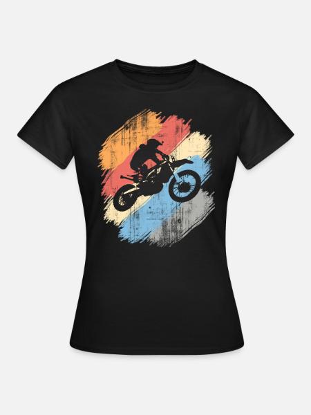 Motocross - Frauen T-Shirt - Schwarz