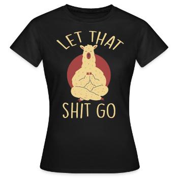 Namaste - T-shirt Femme - noir - Devant - AI Model Female 172 dark (172cm)