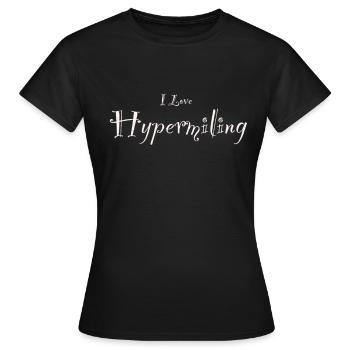 J’adore Hypermiling - T-shirt Femme - noir - Devant - AI Model Female 172 dark (172cm)