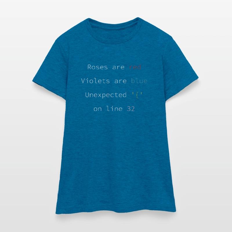 Funny Error Code Software Developer Women's T-Shirt