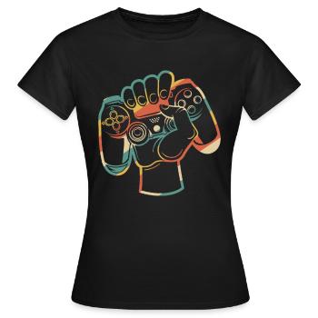 Videospiel-Geschenke Lustige - Frauen T-Shirt - Schwarz - Vorne - AI Model Female 172 dark (172cm)