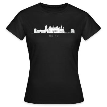 Mayence - T-shirt Femme - noir - Devant - AI Model Female 172 dark (172cm)