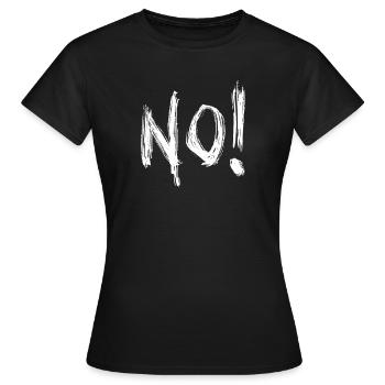 Not a funny statement - Women's T-Shirt - black - Front - AI Model Female 172 dark (172cm)