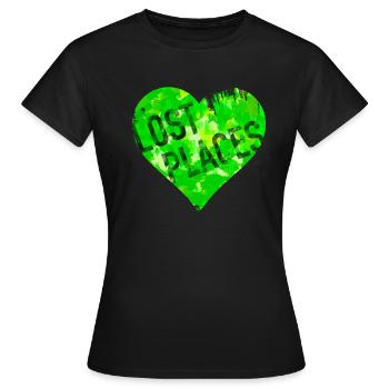 Lost Places - Urbex - Frauen T-Shirt - Schwarz - Vorne - AI Model Female 172 dark (172cm)