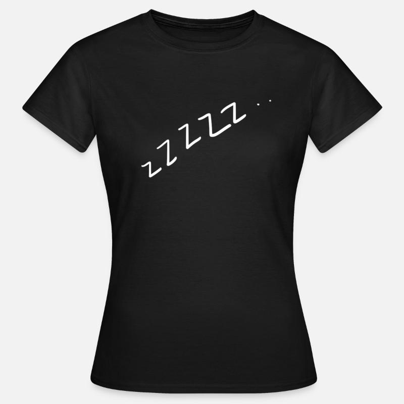 Langschläfer - Frauen T-Shirt - Schwarz