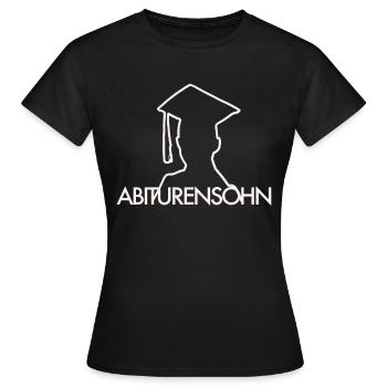 Lustig - Abitur/ Abi/ Abschluss - Frauen T-Shirt - Schwarz - Vorne - AI Model Female 172 dark (172cm)