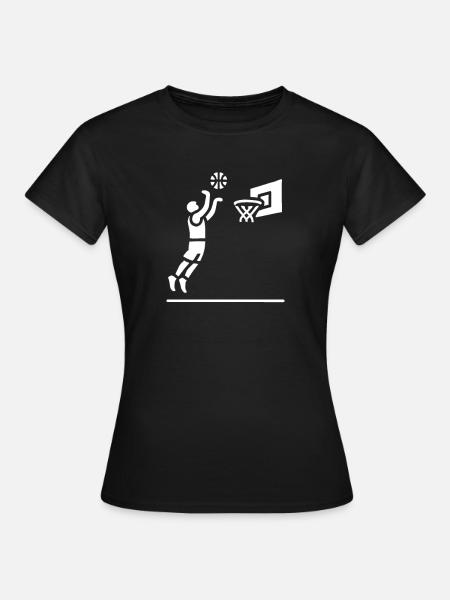 Basket-ball - T-shirt Femme - noir
