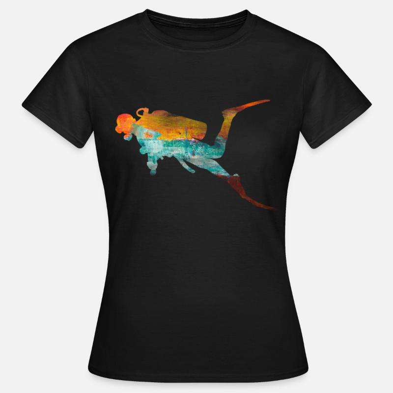 diver - Women's T-Shirt - black