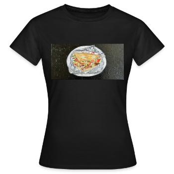Berliner Döner Ölgemälde - Frauen T-Shirt - Schwarz - Vorne - AI Model Female 172 dark (172cm)