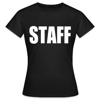Personnel - T-shirt Femme - noir - Devant - AI Model Female 172 dark (172cm)