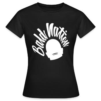 Bald nation - Women's T-Shirt - black - Front - AI Model Female 172 dark (172cm)