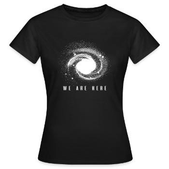 planète - T-shirt Femme - noir - Devant - AI Model Female 172 dark (172cm)