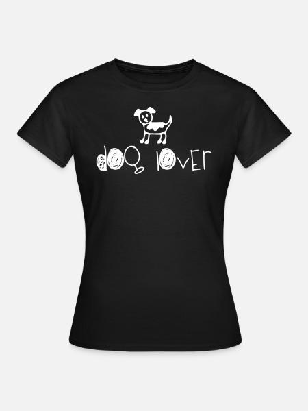 Hundeliebhaber - Frauen T-Shirt - Schwarz