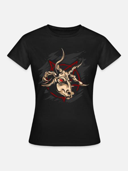 satanic Halloween Satan - Frauen T-Shirt - Schwarz