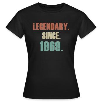 Légendaire 1969 Légendaire 1969 - T-shirt Femme - noir - Devant - AI Model Female 172 dark (172cm)