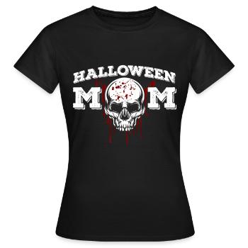 Halloween Mom funny women shirt - Women's T-Shirt - black - Front - AI Model Female 172 dark (172cm)
