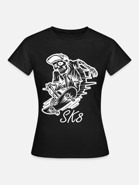 Sk8 Skeletorus - Frauen T-Shirt - Schwarz