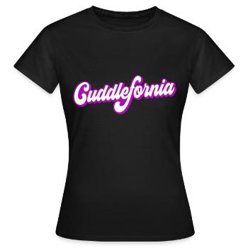 Câlinéfornie câlin | Les couleurs peuvent être changées - T-shirt Femme - noir - Devant - AI Model Female 172 dark (172cm)