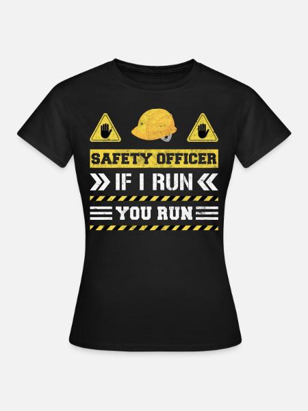 Safety Manager Safety Officer - Women's T-Shirt - black