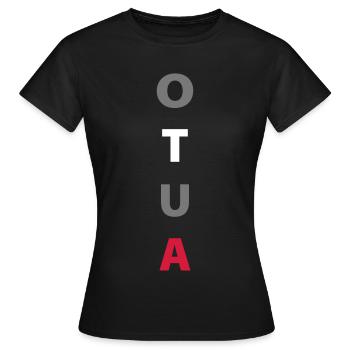 OTUA - T-shirt Femme - noir - Devant - AI Model Female 172 dark (172cm)