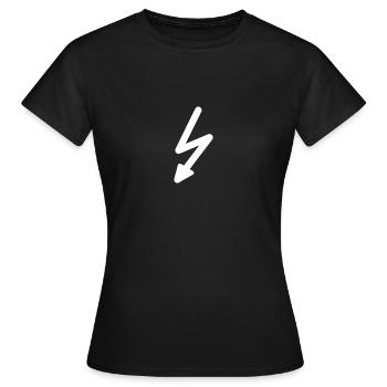 Blitz - Frauen T-Shirt - Schwarz - Vorne - AI Model Female 172 dark (172cm)