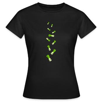 lauch Comic - Frauen T-Shirt - Schwarz - Vorne - AI Model Female 172 dark (172cm)