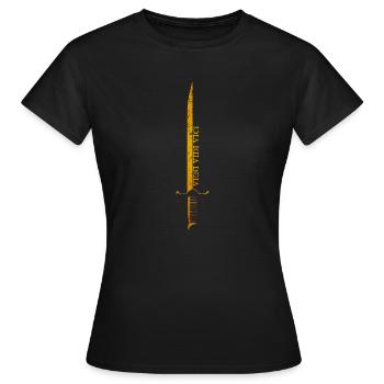 VENI VIDI VICI - T-shirt Femme - noir - Devant - AI Model Female 172 dark (172cm)