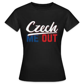 Tschechische Republik - Frauen T-Shirt - Schwarz - Vorne - AI Model Female 172 dark (172cm)