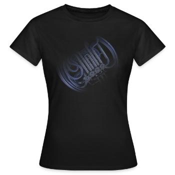waldhorn french horn - Frauen T-Shirt - Schwarz - Vorne - AI Model Female 172 dark (172cm)