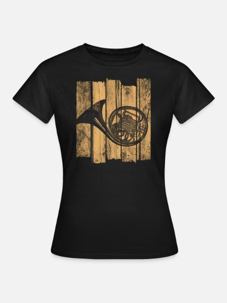 Horn - Frauen T-Shirt - Schwarz