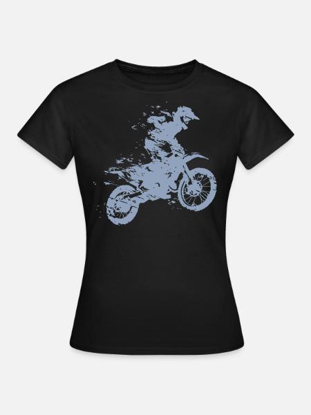 MOTOCROSS - Frauen T-Shirt - Schwarz