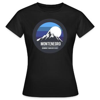 Montenegro - Women's T-Shirt - black - Front - AI Model Female 172 dark (172cm)