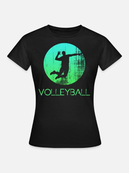 Volleyball - Frauen T-Shirt - Schwarz