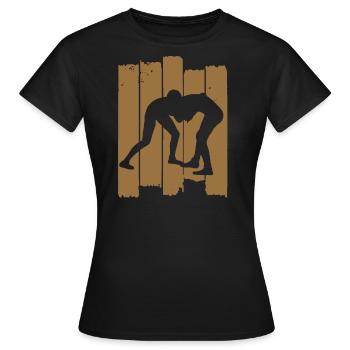 lutter - T-shirt Femme - noir - Devant - AI Model Female 172 dark (172cm)