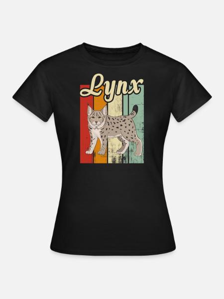 Jüngerer Luchs - Frauen T-Shirt - Schwarz