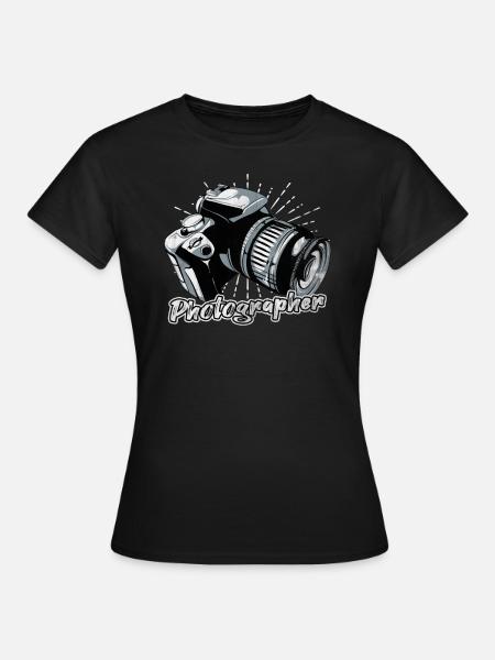 Fotograf - Frauen T-Shirt - Schwarz