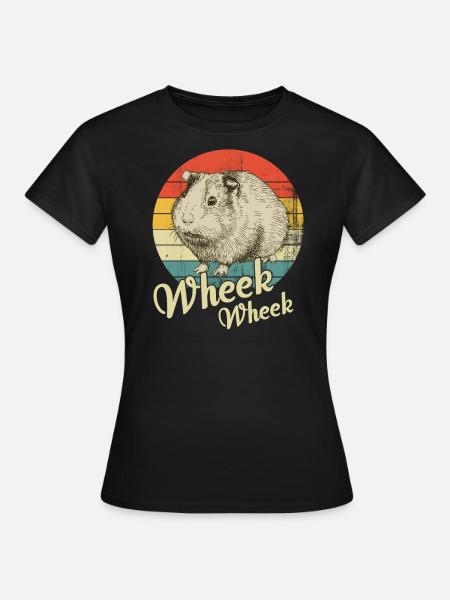 cavia - Vrouwen T-shirt - zwart